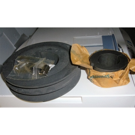 PULEGGIA VOLANO MOTORE ELETTRICO D.140 - 2GOLE - FORO 38 ABAC ORIGINALE